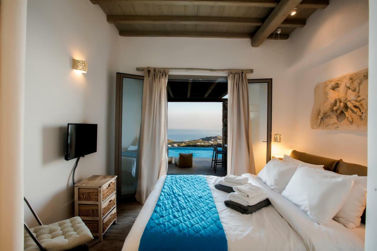Luxury Athena Suite In Villa Georgia - Breathtaking Sea View And Pool Front Plintri 외부 사진